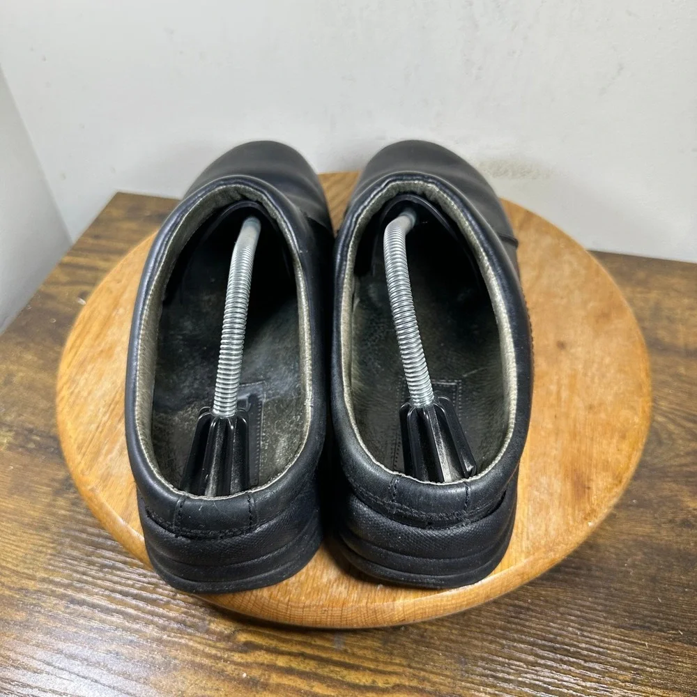 Dansko wil Mens Black Leather Clogs Size 46 12.5